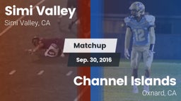 Matchup: Simi Valley High vs. Channel Islands  2016