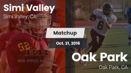 Matchup: Simi Valley High vs. Oak Park  2016
