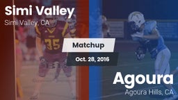 Matchup: Simi Valley High vs. Agoura  2016