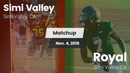 Matchup: Simi Valley High vs. Royal  2016