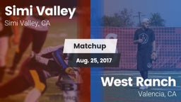 Matchup: Simi Valley High vs. West Ranch  2017