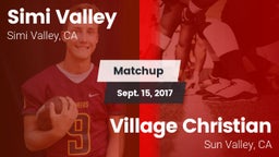 Matchup: Simi Valley High vs. Village Christian  2017