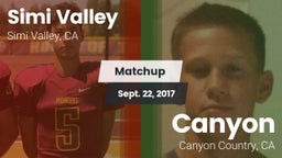 Matchup: Simi Valley High vs. Canyon  2017