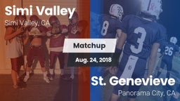 Matchup: Simi Valley High vs. St. Genevieve  2018