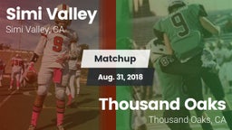 Matchup: Simi Valley High vs. Thousand Oaks  2018