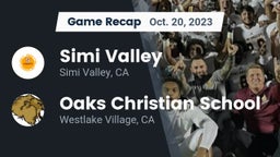 Recap: Simi Valley  vs. Oaks Christian School 2023