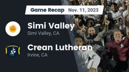 Recap: Simi Valley  vs. Crean Lutheran  2023