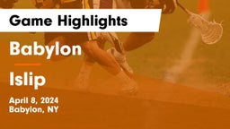 Babylon  vs Islip  Game Highlights - April 8, 2024