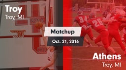 Matchup: Troy  vs. Athens  2016