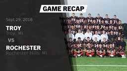 Recap: Troy  vs. Rochester  2016