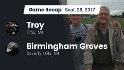Recap: Troy  vs. Birmingham Groves  2017