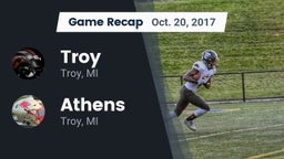 Recap: Troy  vs. Athens  2017