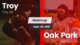 Matchup: Troy  vs. Oak Park  2018