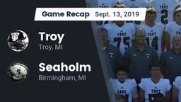 Recap: Troy  vs. Seaholm  2019