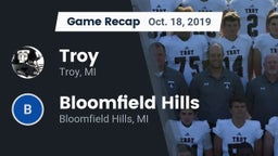 Recap: Troy  vs. Bloomfield Hills  2019