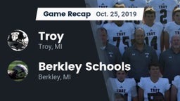 Recap: Troy  vs. Berkley Schools 2019