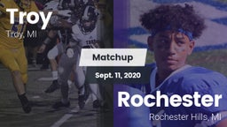 Matchup: Troy  vs. Rochester  2020