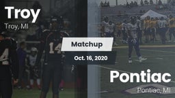 Matchup: Troy  vs. Pontiac  2020