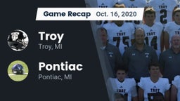 Recap: Troy  vs. Pontiac  2020