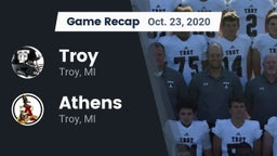 Recap: Troy  vs. Athens  2020