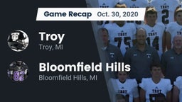 Recap: Troy  vs. Bloomfield Hills  2020