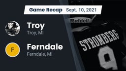 Recap: Troy  vs. Ferndale  2021