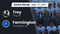 Recap: Troy  vs. Farmington  2021
