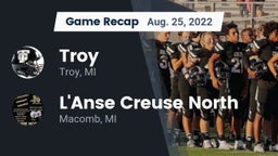 Recap: Troy  vs. L'Anse Creuse North  2022