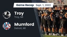 Recap: Troy  vs. Mumford  2022
