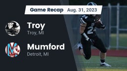 Recap: Troy  vs. Mumford  2023