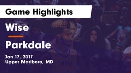 Wise  vs Parkdale  Game Highlights - Jan 17, 2017