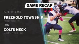Recap: Freehold Township  vs. Colts Neck  2016