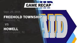 Recap: Freehold Township  vs. Howell  2015
