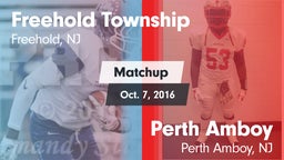 Matchup: Freehold Township vs. Perth Amboy  2016