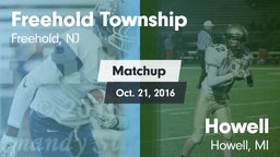 Matchup: Freehold Township vs. Howell  2016