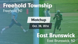 Matchup: Freehold Township vs. East Brunswick  2016