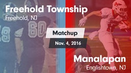 Matchup: Freehold Township vs. Manalapan  2016