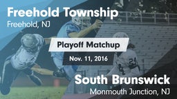 Matchup: Freehold Township vs. South Brunswick  2016