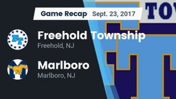 Recap: Freehold Township  vs. Marlboro  2017