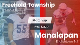 Matchup: Freehold Township vs. Manalapan  2017