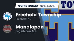 Recap: Freehold Township  vs. Manalapan  2017