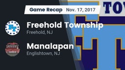 Recap: Freehold Township  vs. Manalapan  2017