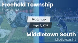 Matchup: Freehold Township vs. Middletown South  2018