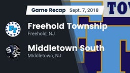 Recap: Freehold Township  vs. Middletown South  2018