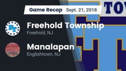 Recap: Freehold Township  vs. Manalapan  2018