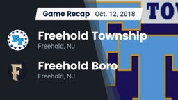 Recap: Freehold Township  vs. Freehold Boro  2018