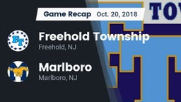 Recap: Freehold Township  vs. Marlboro  2018