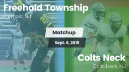 Matchup: Freehold Township vs. Colts Neck  2019