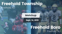 Matchup: Freehold Township vs. Freehold Boro  2019