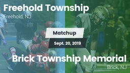 Matchup: Freehold Township vs. Brick Township Memorial  2019